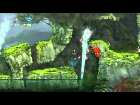 Rayman Origins (Wii) Co-Op Let's Play or Walkthrough Part 1