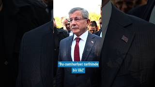 Eski Başbakan Davutoğlu 'Cumhurbaşkanı'na hakaret' davasında ifade ver