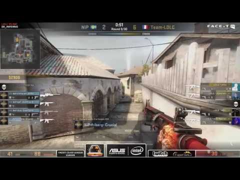 FACEIT EU League 2014: LDLC vs NIP | Team-LDLC vs Ninjas in Pyjamas (09.10.2014)