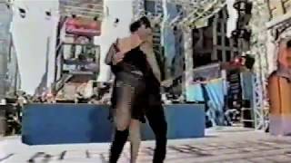 Ivan Sara Tango Performance by Ivan and Mariella Franganillo on Broadway ,NYC, USA.