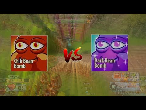 Dark Bean Bomb vs Chili Bean Bomb | Garden Warfare 2