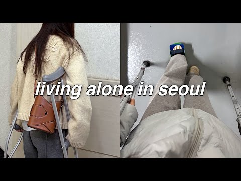 🦴 back at my parents&rsquo; place againㅣslipped disc & fractured footㅣI started eating meats