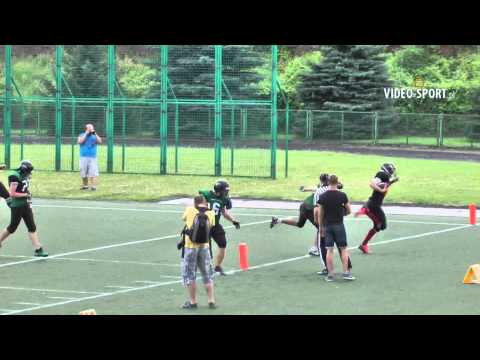 PLFA 2: Outlaws Wrocław-Dragons Zielona Góra (12.07.2014) Skrót - akcje punktowe