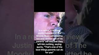 Justin Hayward of THE MOODY BLUES admits his parents left him nothing #moodyblues #justinhayward