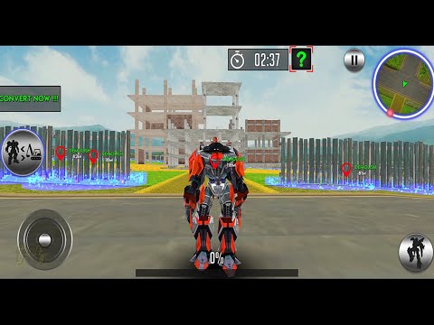 Construction & Demolish Robot Transform Truck Simulator #Part2 - Android Gameplay FHD