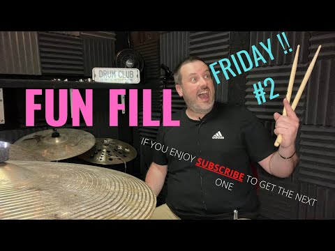 FUN FILL FRIDAY #2 - Drum Fill - beginners - intermediate