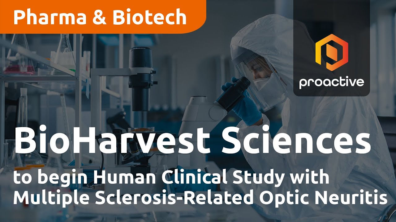 BioHarvest Sciences to begin Human Clinical Study with Multiple Sclerosis-Related Optic Neuritis