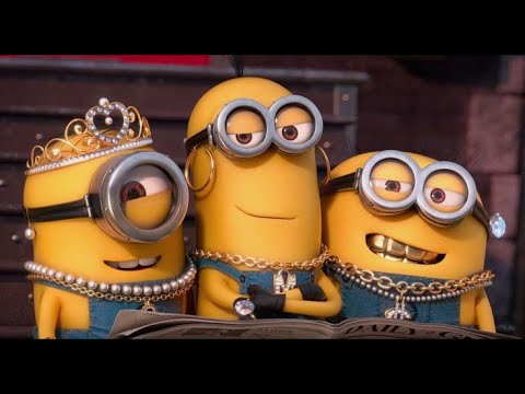 MINIONS ESCAPE FROM POLICE SCENE DESPICABLE ME 3