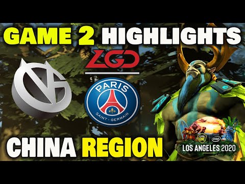 VICI Gaming vs PSG.LGD Game 2 Highlights ESL ONE Los Angeles 2020