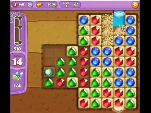 Diamond Digger Saga Level 6 Passed No Boosters