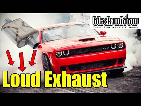 Dodge Challenger SRT 392 -  Blackwidow Race Venom Muffler (Blackwidow Exhaust)