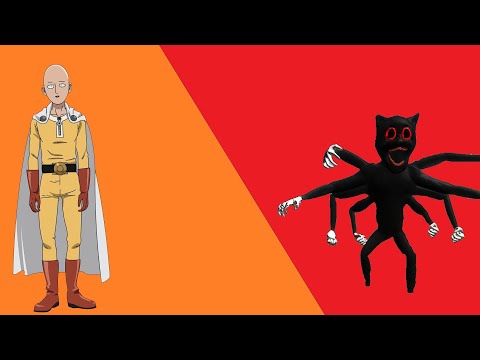 One Punch Man VS Cartoon Cat +