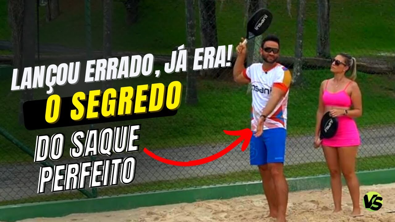 COMO FAZER UM BOM SAQUE NA PRÁTICA | BEACH TENNIS