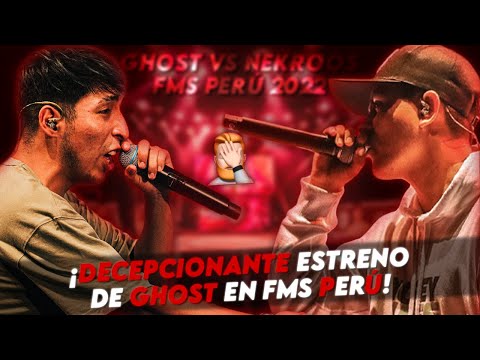 ¡DECEPCIONANTE ESTRENO DE GHOST EN FMS PERÚ! | NEKROOS VS GHOST | FMS PERÚ 2022 JORNADA 1