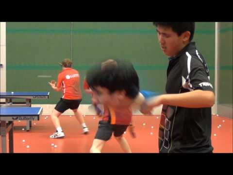 Impressie Nationale trainingsdag jongens junioren NTTB (20-04-2014)