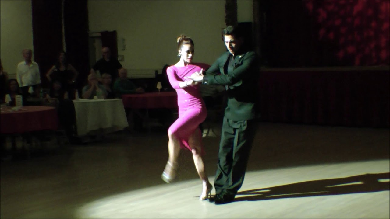 Maxi Copello y Raquel Makow at Vecher Tango at the Russian Center of SF September 21, 2019