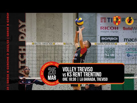 Serie B: Volley Treviso - KS Rent Trentino