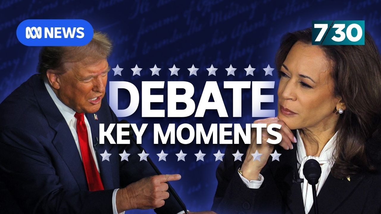 Kamala Harris and Donald Trump go head to head in their first televised debate | 7.30