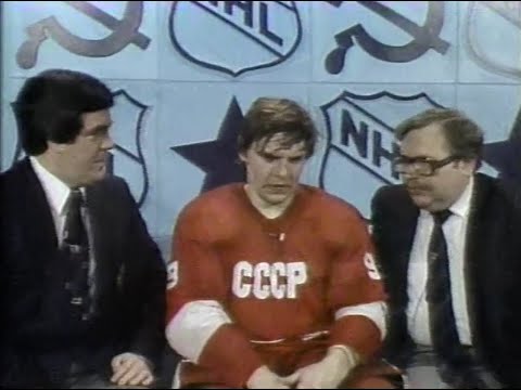 Интервью Владимира Крутова после игры с Миннесотой Норд Старз,которая состоялась 4 января 1983 года