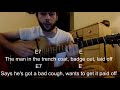 Subterranean Homesick Blues Rhythm Guitar Lesson & Thoughts