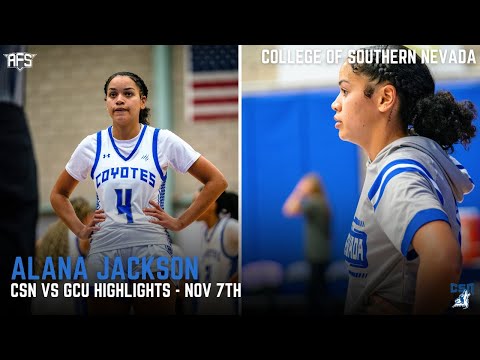 Alanna Jackson Game Highlights – CSN vs Grand Canyon University Club (11-7-2025)