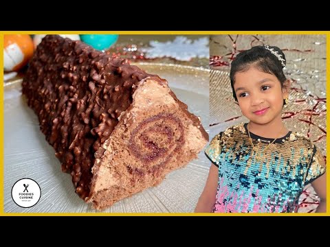 CHOCOLATE CAKE / GATEAU AU CHOCOLAT / TRIANGLE CHOCOLATE CAKE / RECIPE IN ENGLISH, FRENCH & TAMIL