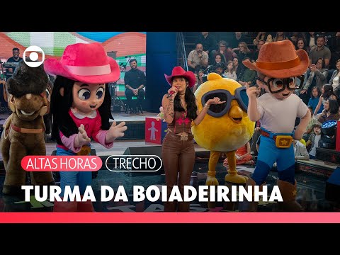 Ana Castela, 'Turma da Boiadeirinha' e a festa da criançada | Altas Horas | TV Globo