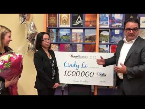 TravelBrands gives Ontario travel agent 1 million reasons to celebrate