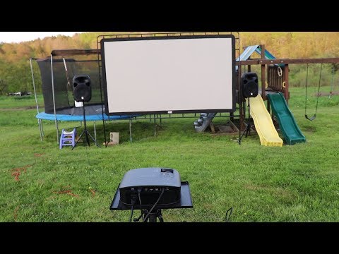 YouTube video about: How to use projector outside during the day?