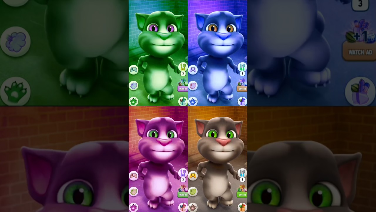 Talking tom 🫛🫛🥝#funny #trending #gaming #shorts