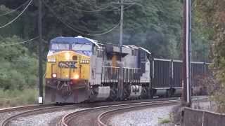 preview picture of video 'CSX Train Passing Harpers Ferry Station'