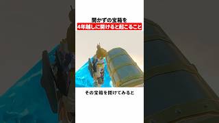 開かずの宝箱を4年越しに開けると起こること