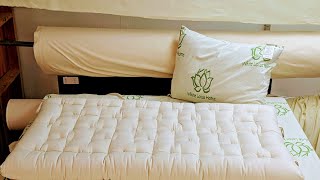 Firmer then a Boulder, Boulder style mattress from @WLHHQ White Lotus Home that is 😎🪨🇺🇸♻️🌍