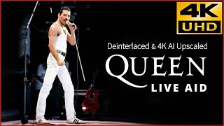 Live Aid- Queen 1985 4K &amp; HQ Sound