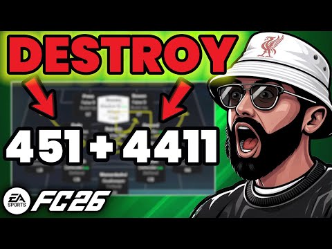 DESTROY 451/4411 With This COUNTER ATTACKING Tactic🔥4312 Custom Tactic | FC 26