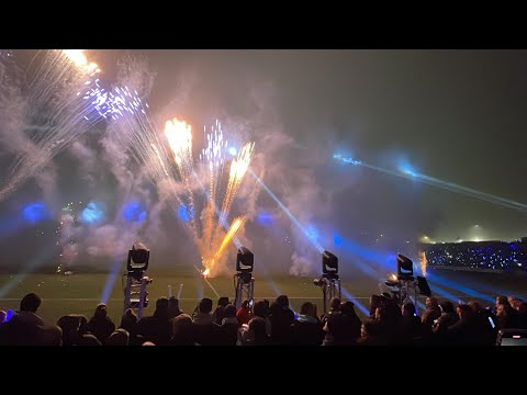 🏆🧨 Unbelievable Openingshow of Quick Boys Katwijk against SC Heerenveen in the #Dutch KNVB Cup #pyro