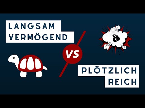 Langsam vermögend vs. Plötzlich reich [der Unterschied]