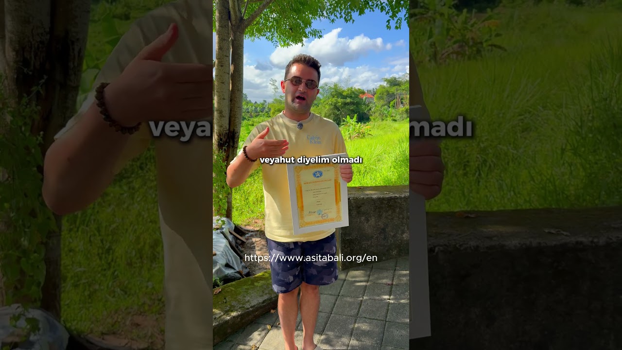 Bali’de turizm belgemizi aldık 😊Artık Bali’de ki tek Türk resmi acenteyiz