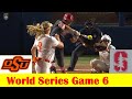 #8 Stanford vs #5 Oklahoma State Softball Highlights, 2024 NCAA World Series Game 6