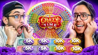 A NOSSA VOLTA AO CRAZY TIME COM APOSTAS SURREAIS!! 🤑🤑🤑