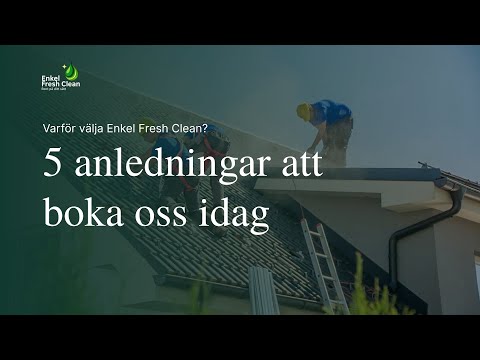 5 anledningar att välja Enkel Fresh Clean _ Miljövänlig rengöring som gör skillnad!