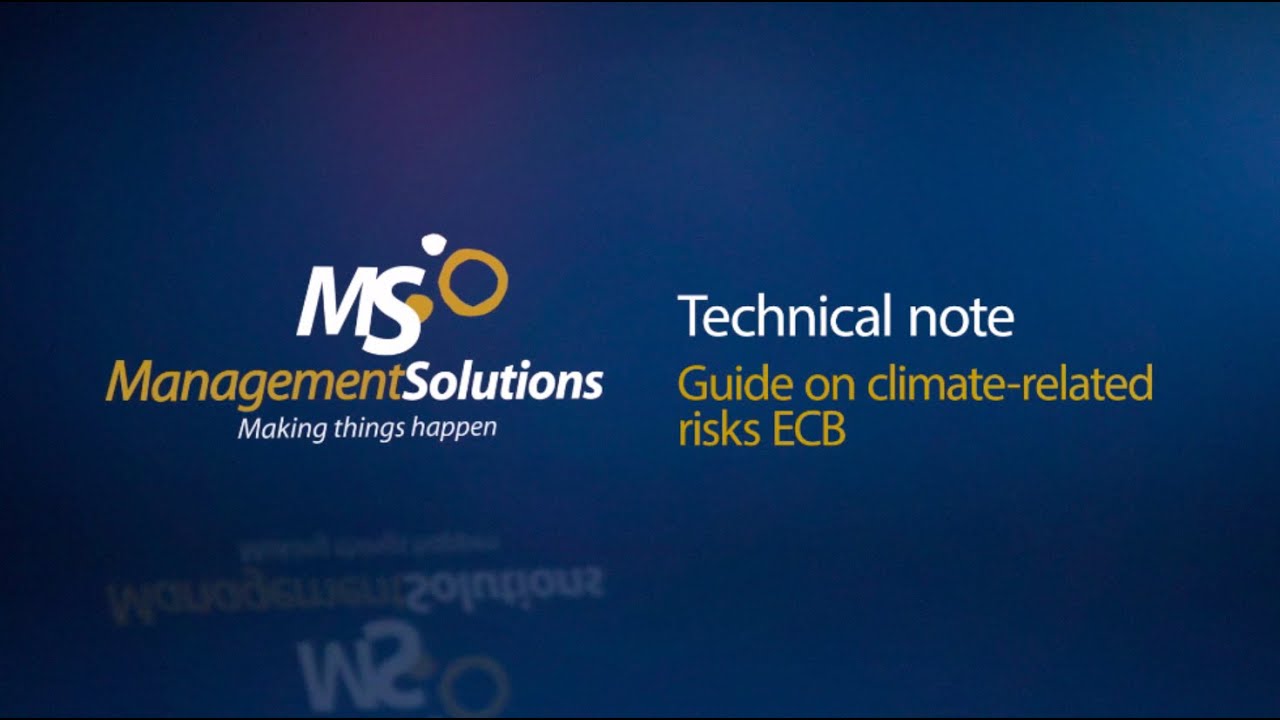 Guide on climate-related risks ECB