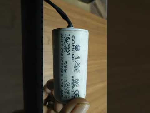 Start and Run Capacitor 6 m.f.d