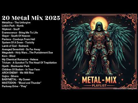 20 MIX METAL PLAYLIST 2025 Vol.5| METALLICA , Linkin Park , , SLIPKNOT ,, PANTERA ,SYSTEM OF A Down
