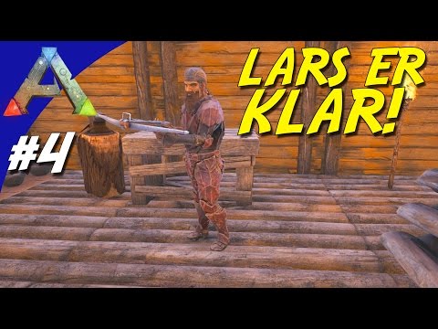 LARS ER KLAR😀! - ARK Survival Evolved Dansk Ep 4 - Skies of Nazca