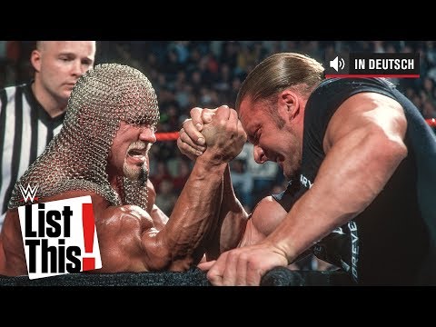 Die 5 intensivsten Arm-Wrestling-Matches - WWE List This! (DEUTSCH)