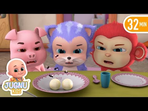 Aao Bhai Aao | Hindi Poems collection | Hindi Rhymes for children  by Jugnu Kids