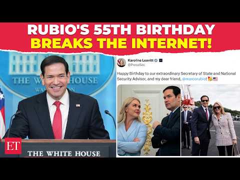 'Happy Birthday Marco!': Secretary of State gets HUGE shoutouts as he turns 55, social media ERUPTS