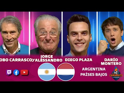 🇧🇷BRASIL - CROACIA🇭🇷 y  🇦🇷ARGENTINA - PAÍSES BAJOS🇳🇱 | CUARTOS DE FINAL EN CHIRINGUITO LIVE