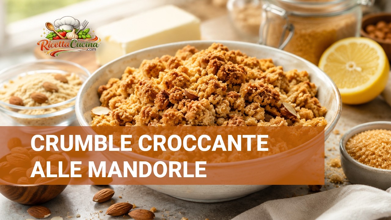 Anteprima video di Crumble Croccante alle Mandorle